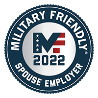 Military Friendly Spouse Employer Award 2022 Badge