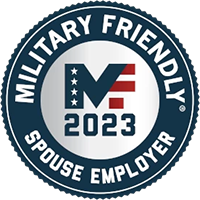 Military Friendly Spouse Employer Award 2023 Badge